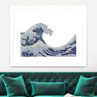 The Wave by Caroline BESSIERES on GIANT ART - blue digital drawing