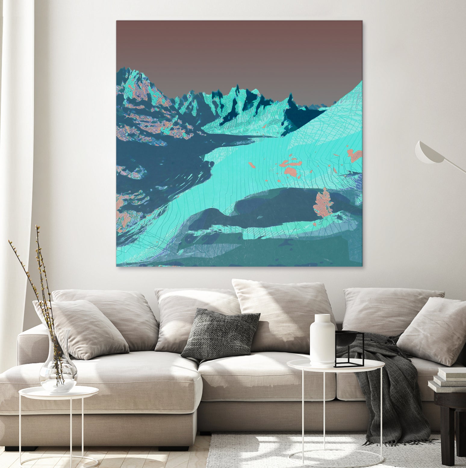 River by Jamison Gish on GIANT ART - blue digital painting