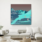 River by Jamison Gish on GIANT ART - blue digital painting