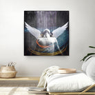 dark rain angel by Vin Zzep on GIANT ART - white photo illustration