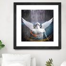 dark rain angel by Vin Zzep on GIANT ART - white photo illustration