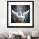 dark rain angel by Vin Zzep on GIANT ART - white photo illustration