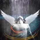 dark rain angel by Vin Zzep on GIANT ART - white photo illustration