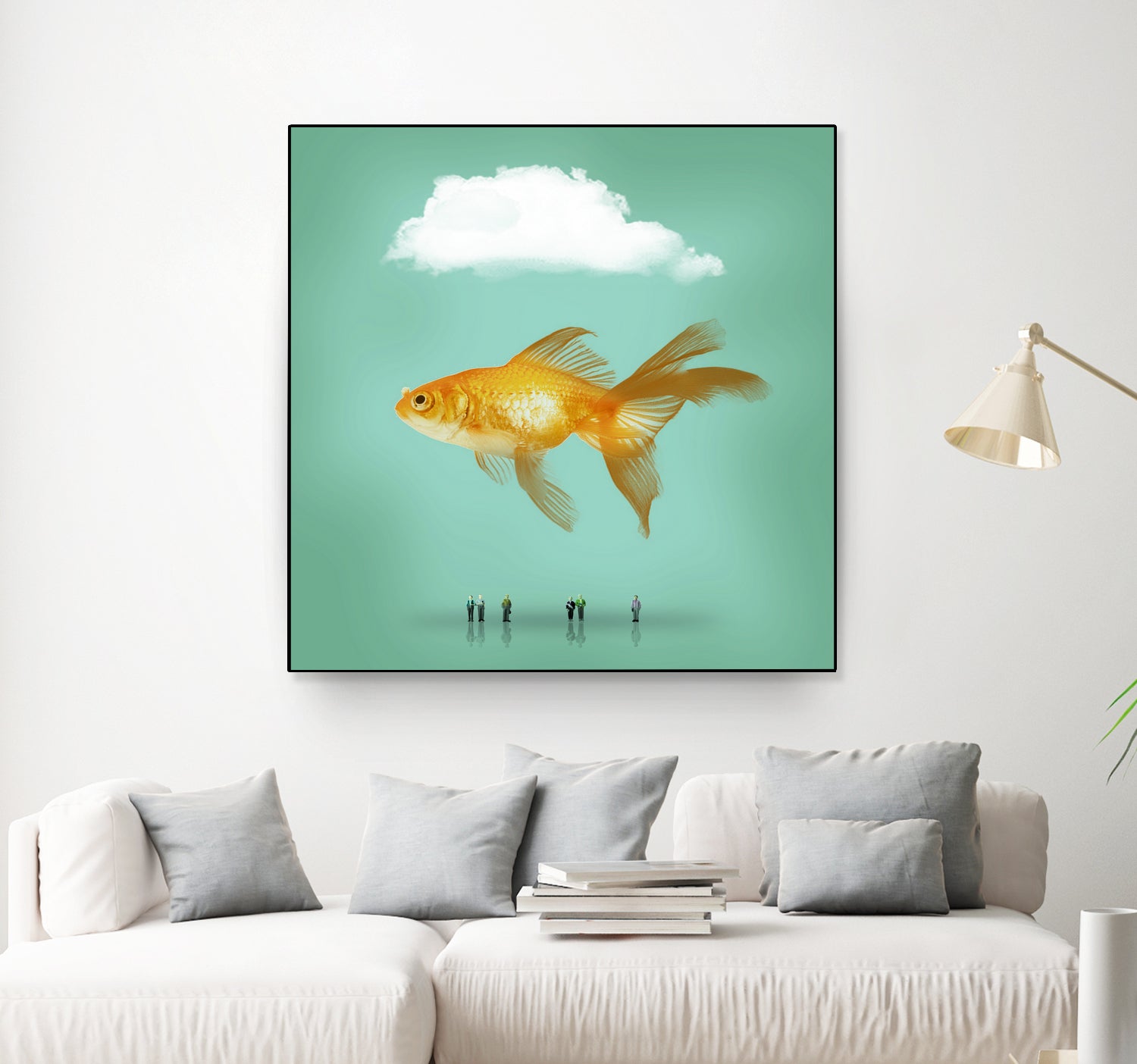 balloon fish by Vin Zzep on GIANT ART - white photo illustration