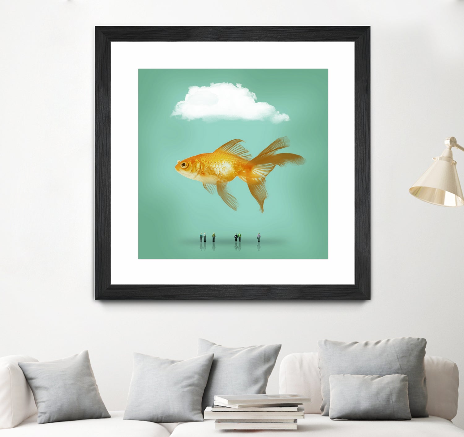 balloon fish by Vin Zzep on GIANT ART - white photo illustration