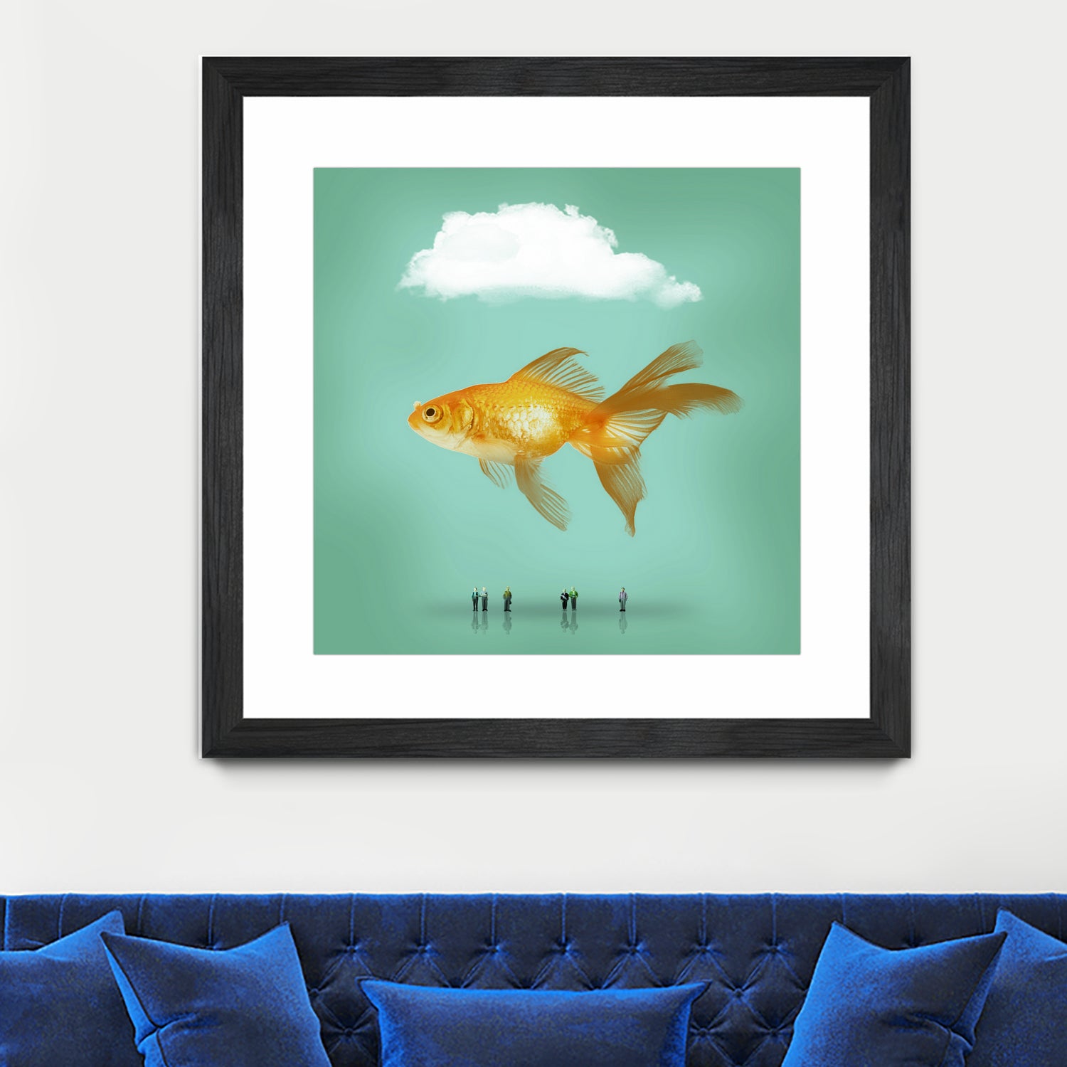 balloon fish by Vin Zzep on GIANT ART - white photo illustration