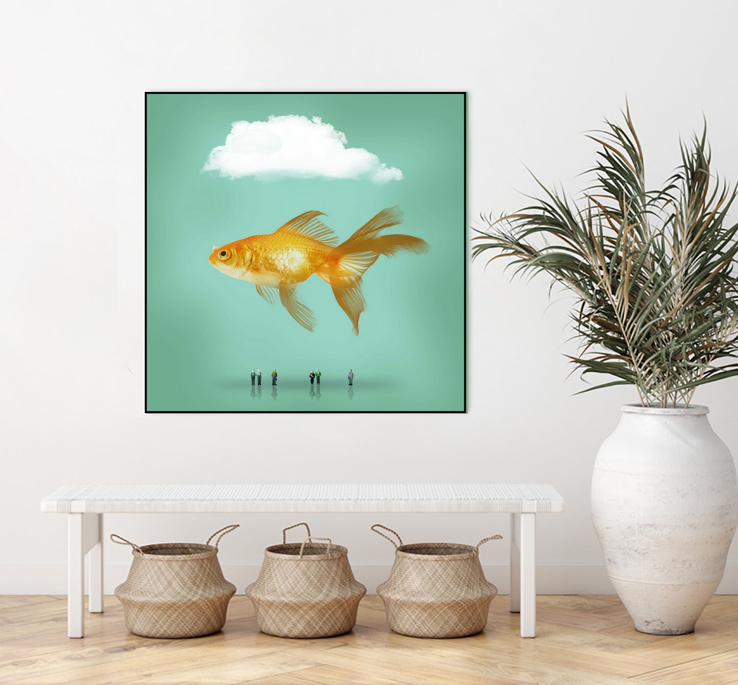 balloon fish by Vin Zzep on GIANT ART - white photo illustration