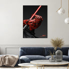 Darth Maul by Eber Riera on GIANT ART - red digital painting