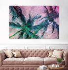 Textured Palms II by Lisa Argyropoulos on GIANT ART - green photo illustration