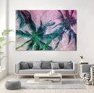 Textured Palms II by Lisa Argyropoulos on GIANT ART - green photo illustration