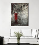 Red Letter Box by Alina Sliwinska on GIANT ART - red mixed media