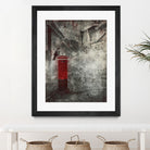 Red Letter Box by Alina Sliwinska on GIANT ART - red mixed media