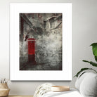 Red Letter Box by Alina Sliwinska on GIANT ART - red mixed media