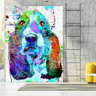 Basset Hound by Daniel Janda on GIANT ART - black digital painting