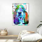 Basset Hound by Daniel Janda on GIANT ART - black digital painting