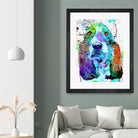 Basset Hound by Daniel Janda on GIANT ART - black digital painting