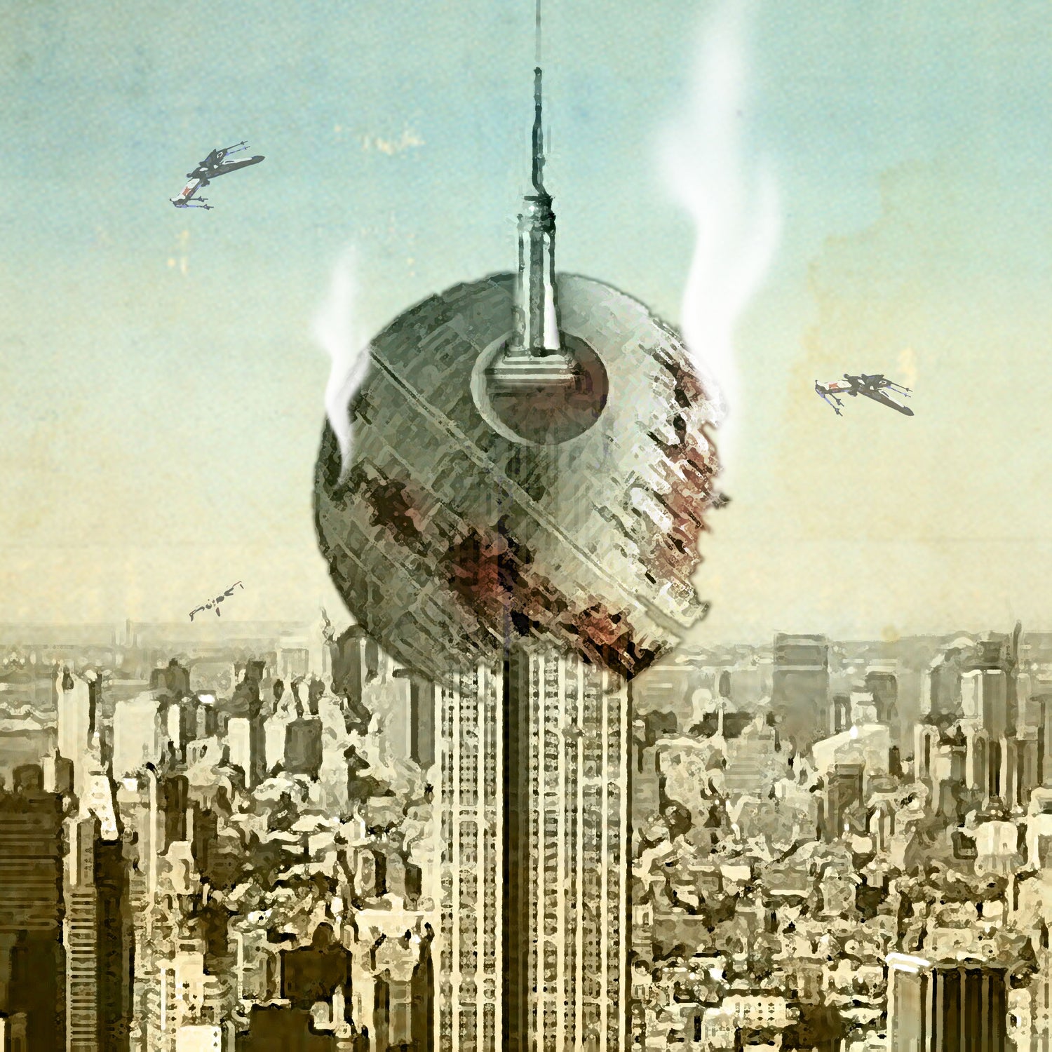 impaled on the empire by Vin Zzep on GIANT ART - white digital drawing