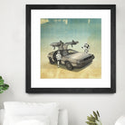 STORMTROOPER IN A DELOREAN II by Vin Zzep on GIANT ART - white digital painting