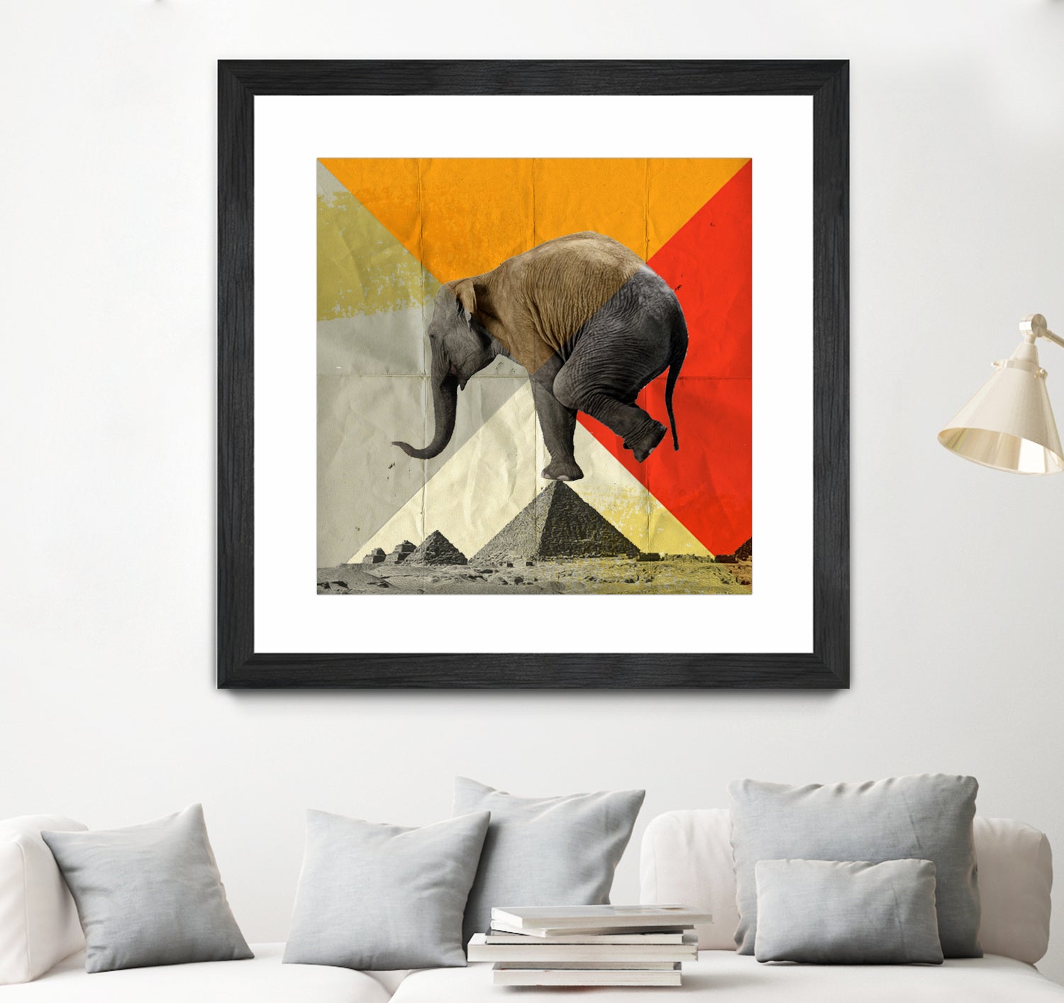 Balance of the Pyramids by Vin Zzep on GIANT ART - white photo illustration