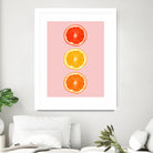 Citrus by Laura Turner on GIANT ART - pink processing/programming