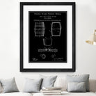 Beer Keg Patent - Black by Finlay McNevin on GIANT ART - black typography