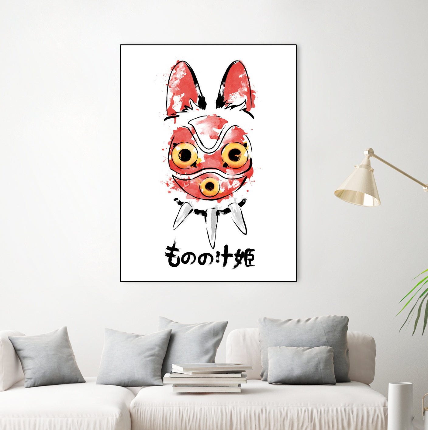 Wolf Girl Mask by Antonio Camarena on GIANT ART - white digital painting