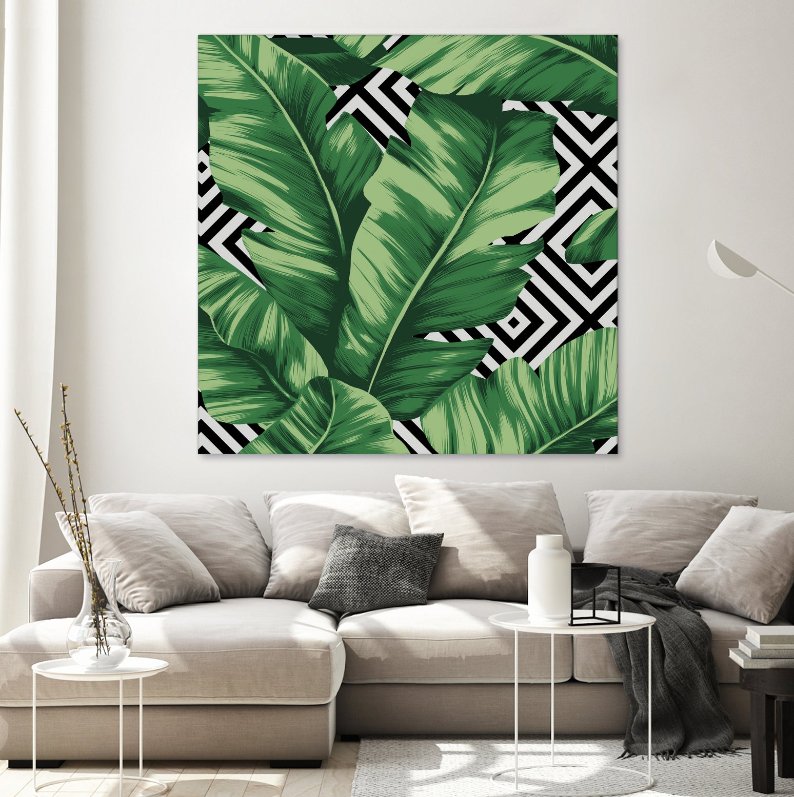 Banana leaf by Paola Morpheus on GIANT ART - green digital painting