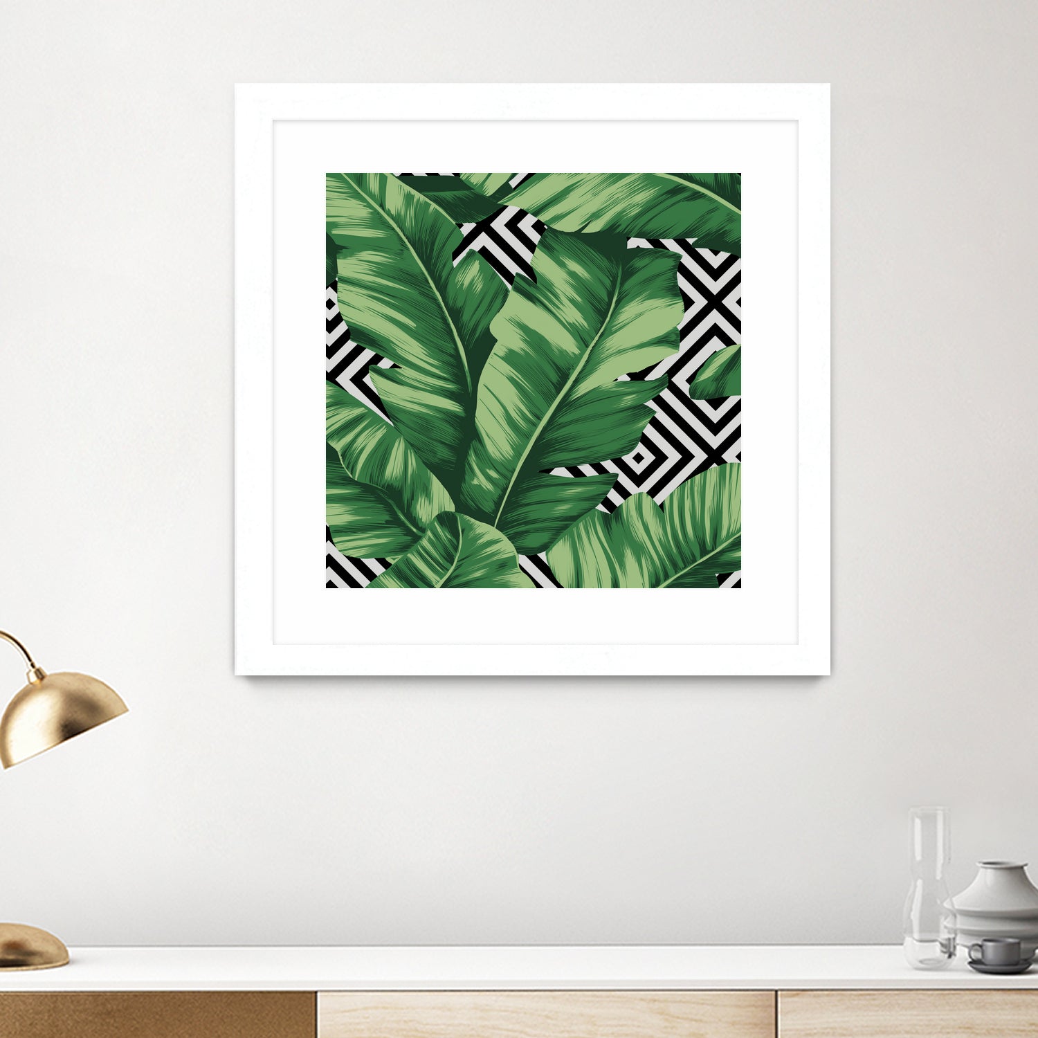 Banana leaf by Paola Morpheus on GIANT ART - green digital painting