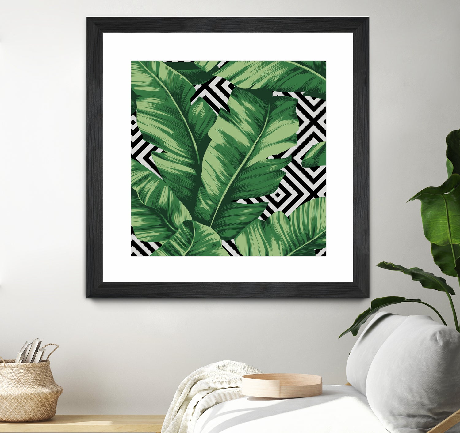 Banana leaf by Paola Morpheus on GIANT ART - green digital painting