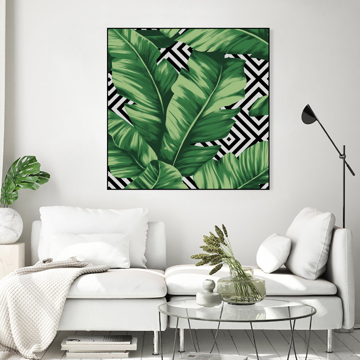 Banana leaf by Paola Morpheus on GIANT ART - green digital painting