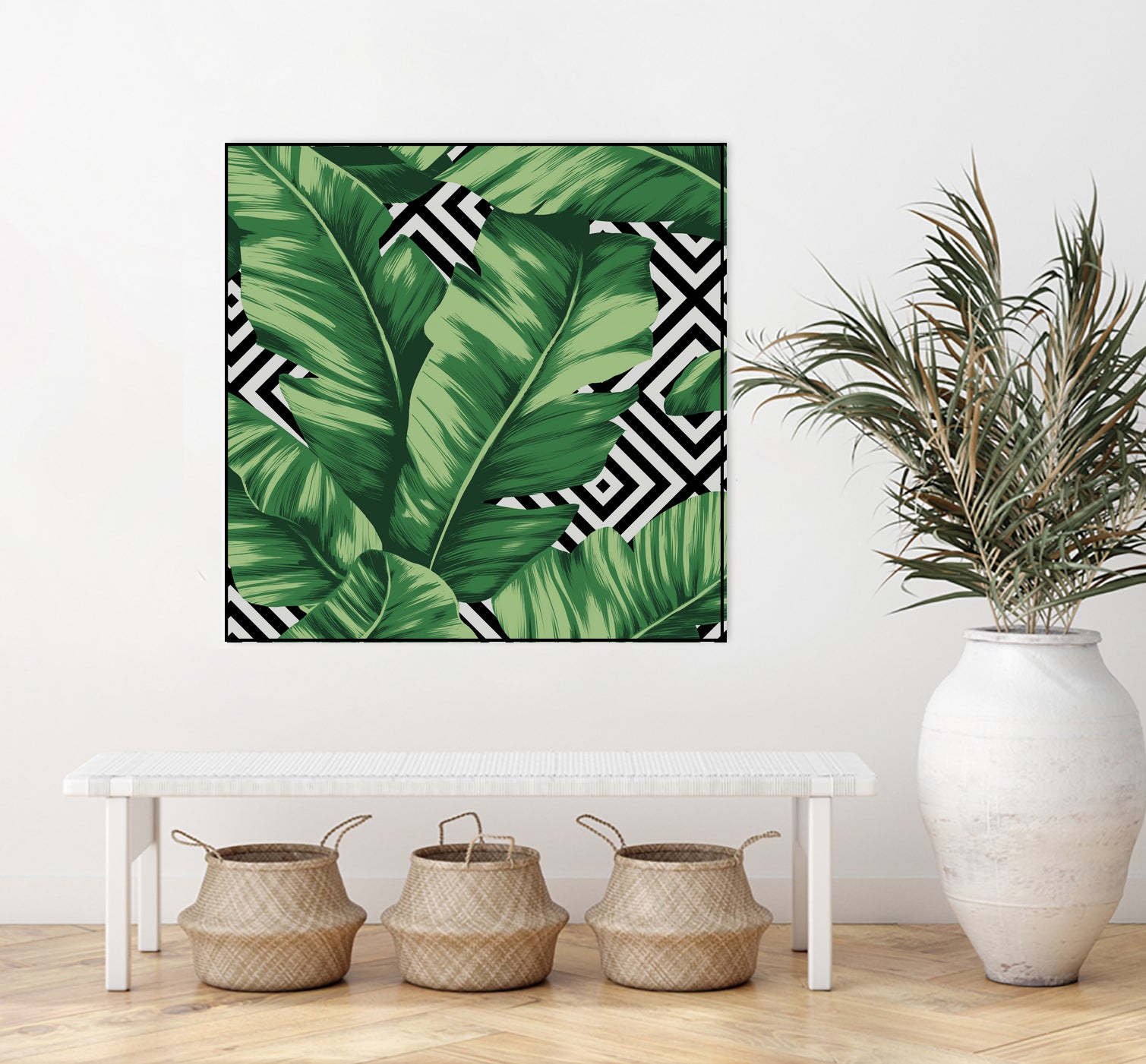 Banana leaf by Paola Morpheus on GIANT ART - green digital painting