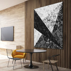 Marble Geometric Background C19 by Ilenia Pagliarini on GIANT ART - black digital drawing