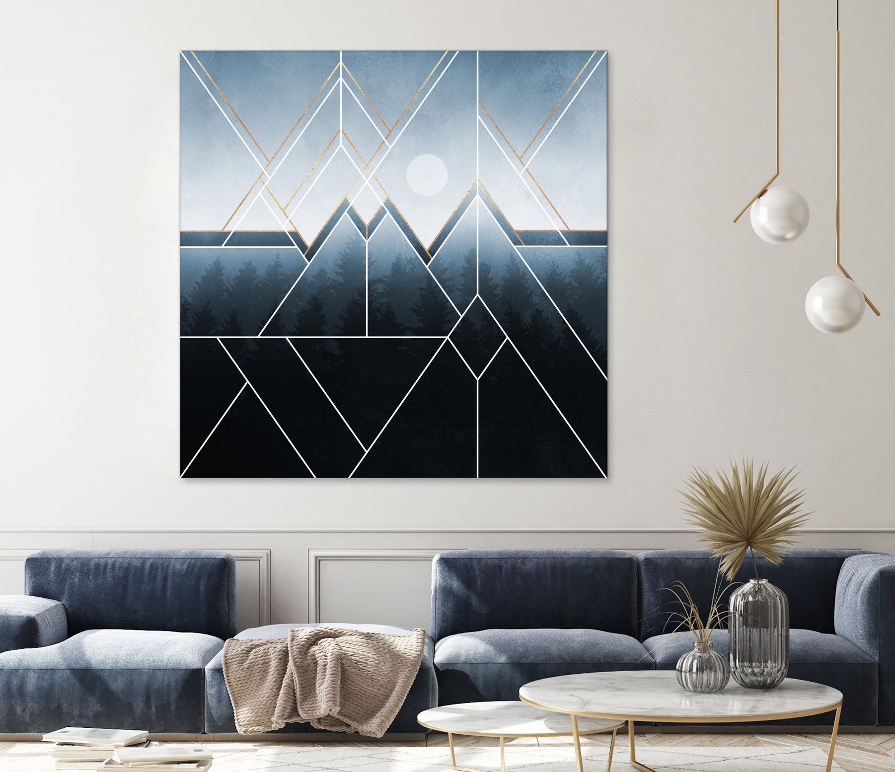 Fading North by Elisabeth Fredriksson on GIANT ART - blue digital painting