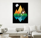 Forest view by Antonio Camarena on GIANT ART - black digital painting