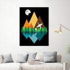 Forest view by Antonio Camarena on GIANT ART - black digital painting