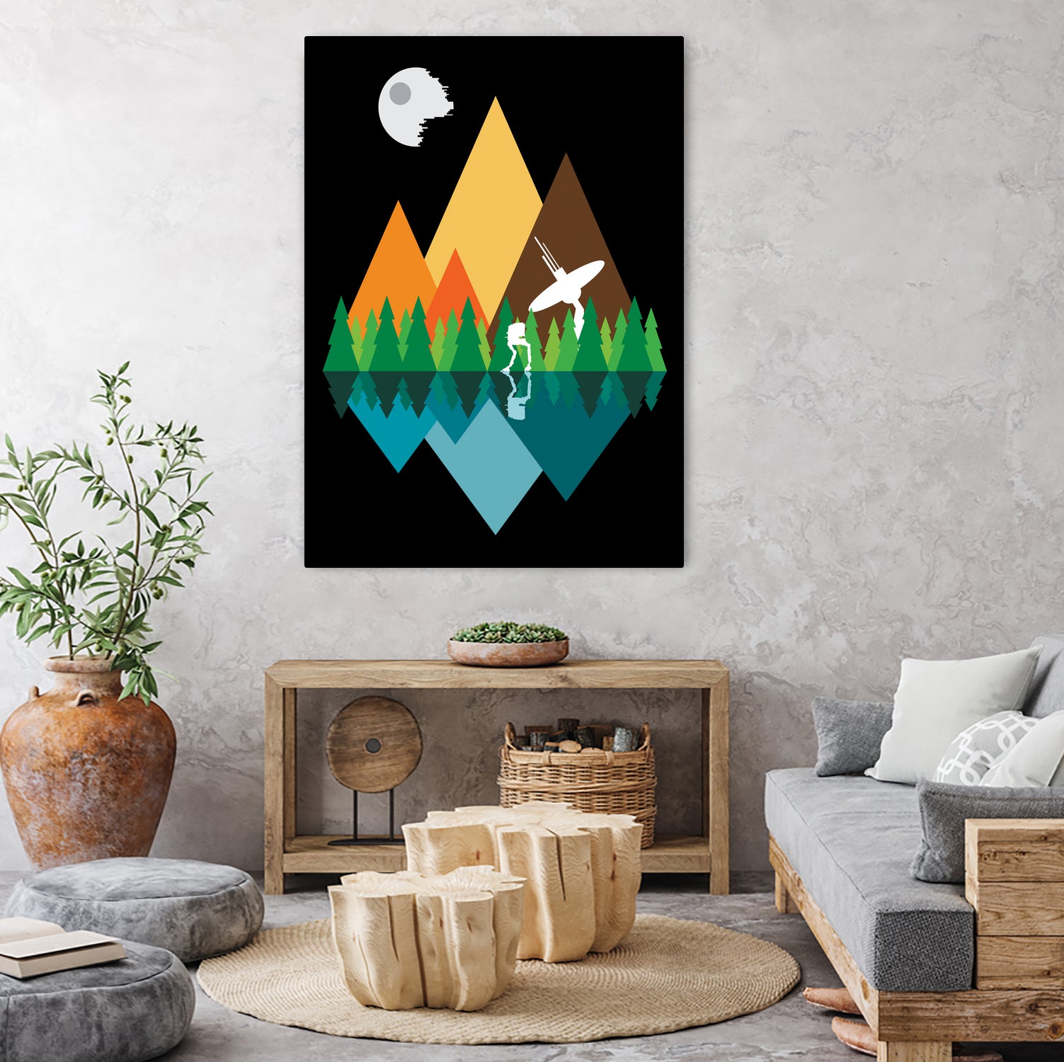 Forest view by Antonio Camarena on GIANT ART - black digital painting