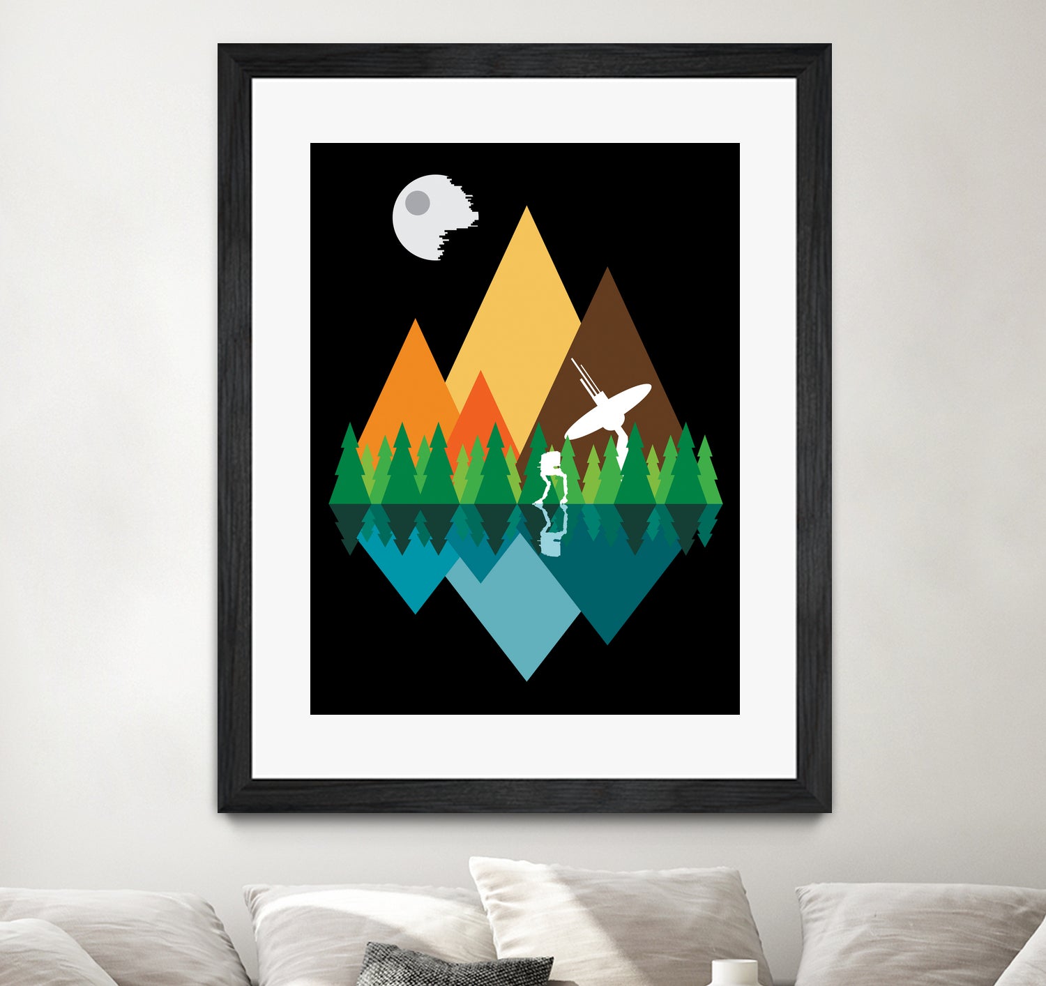 Forest view by Antonio Camarena on GIANT ART - black digital painting