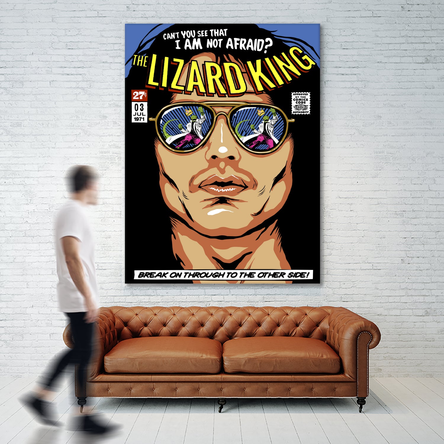 The Lizard King by Bily Mariano da Luz on GIANT ART - black digital drawing