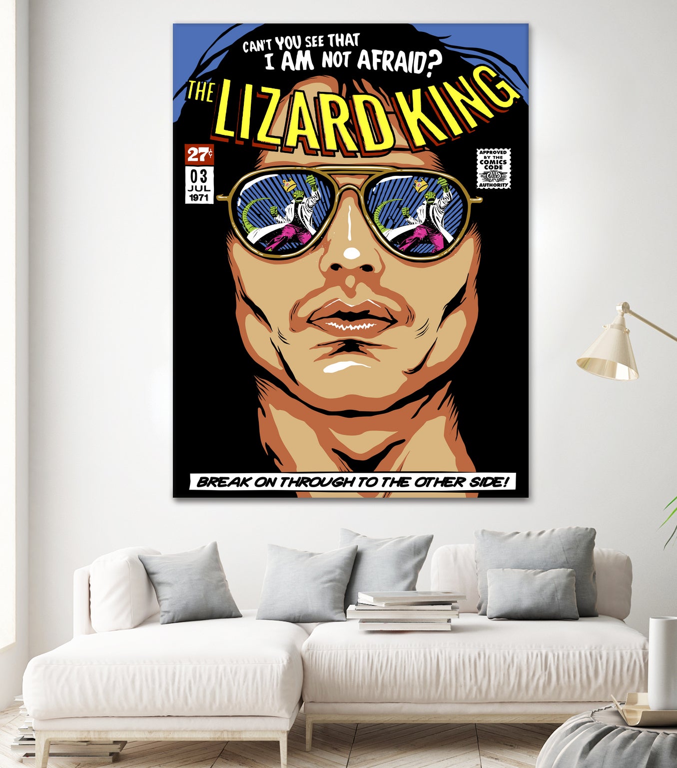 The Lizard King by Bily Mariano da Luz on GIANT ART - black digital drawing