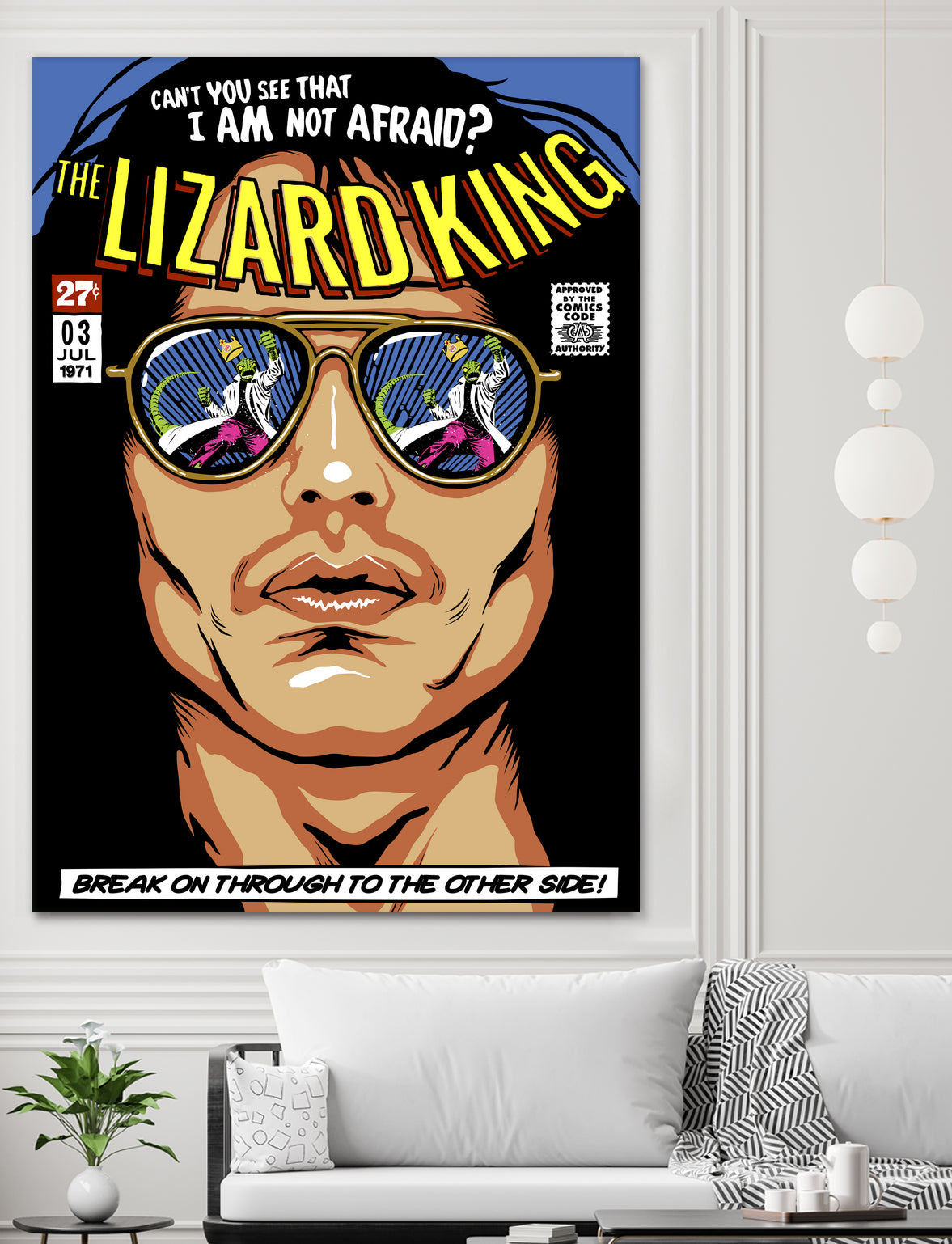 The Lizard King by Bily Mariano da Luz on GIANT ART - black digital drawing