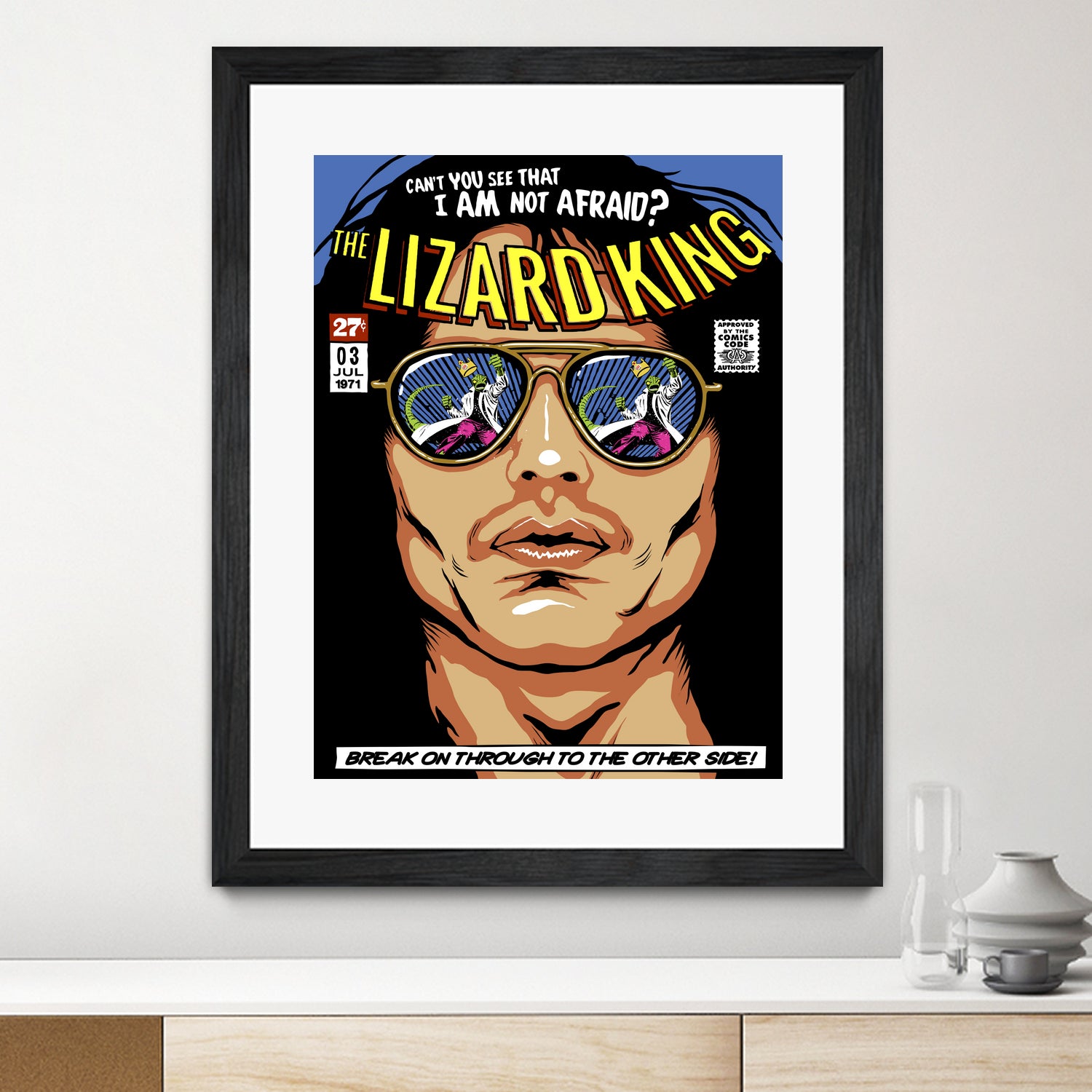 The Lizard King by Bily Mariano da Luz on GIANT ART - black digital drawing