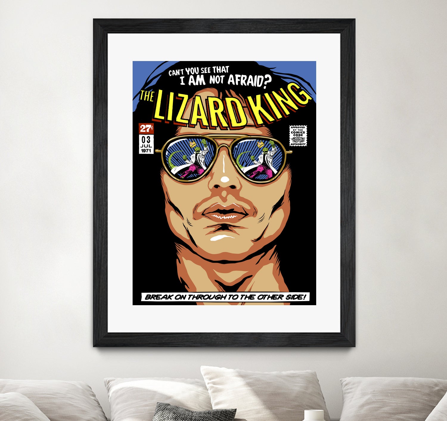 The Lizard King by Bily Mariano da Luz on GIANT ART - black digital drawing