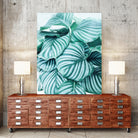 Long  embrace - teal green by Gale Switzer on GIANT ART - green photo manipulation