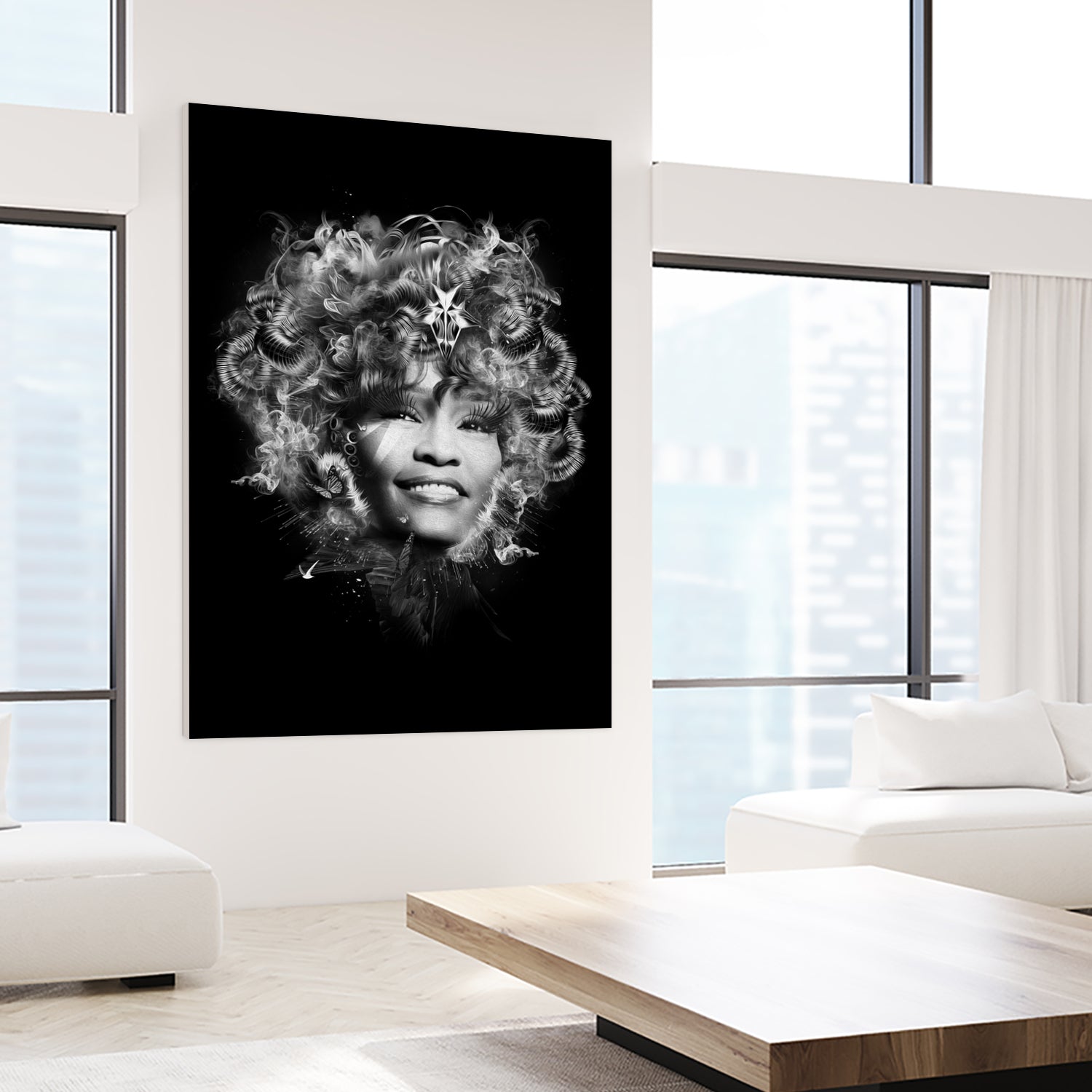 Whitney by Nicolas Obery on GIANT ART - black photo manipulation