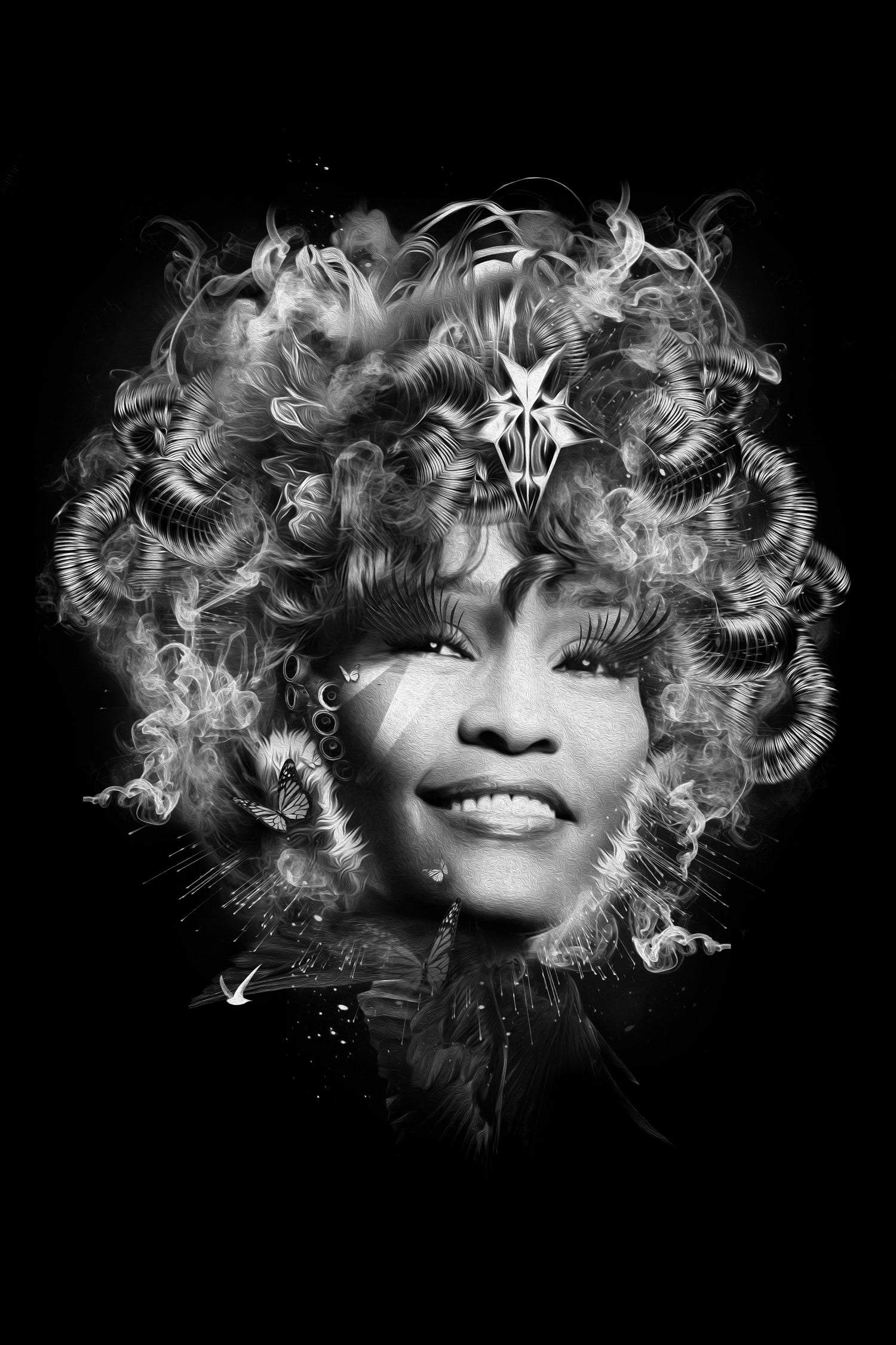 Whitney by Nicolas Obery on GIANT ART - black photo manipulation