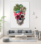 Summer Skull IV by RIZA PEKER on GIANT ART - orange digital painting