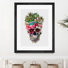 Summer Skull IV by RIZA PEKER on GIANT ART - orange digital painting