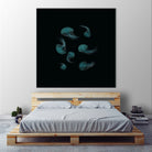 Jellyfish Ballet by ursulla Pinon on GIANT ART - black digital drawing