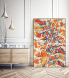 Shredded Flow by Randy Witte on GIANT ART - orange digital painting