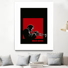 MILES / DAVIS [A Kind of Red][by felixx / 2016] by Aeffe Felis on GIANT ART - black vector illustration